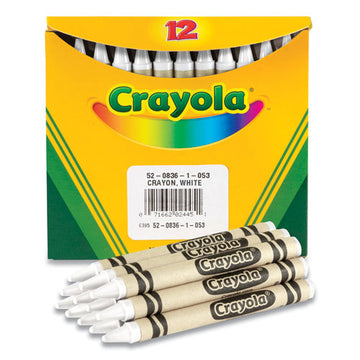 Crayola® Bulk Crayons, White, 12-box freeshipping - TVN Wholesale